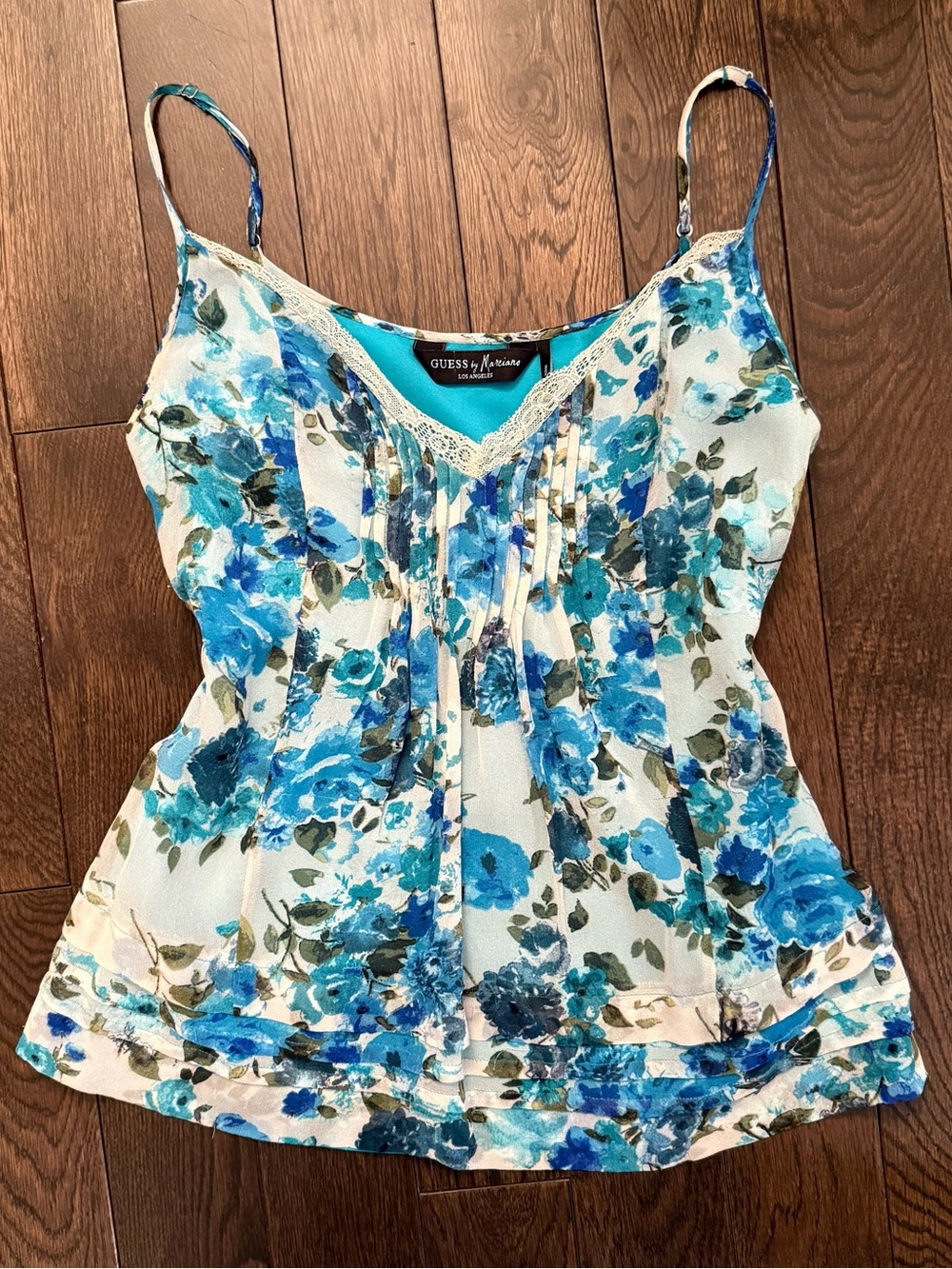 GUESS 100% SILK Floral Cami